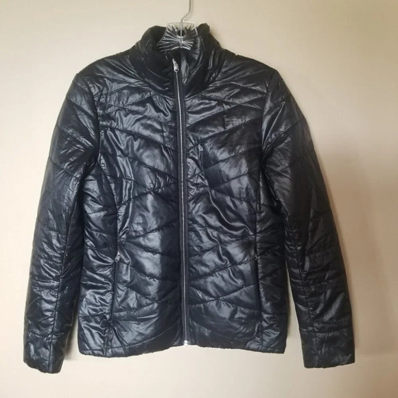 Spyder Black Puffer Jacket Lightweight M - Picture 12 of 12